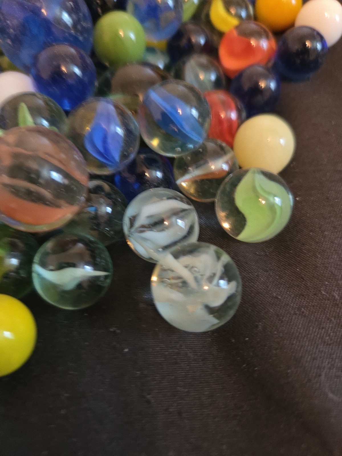 Vintage Marbles For Games Or Crafts( Some Are Pre 1930s)