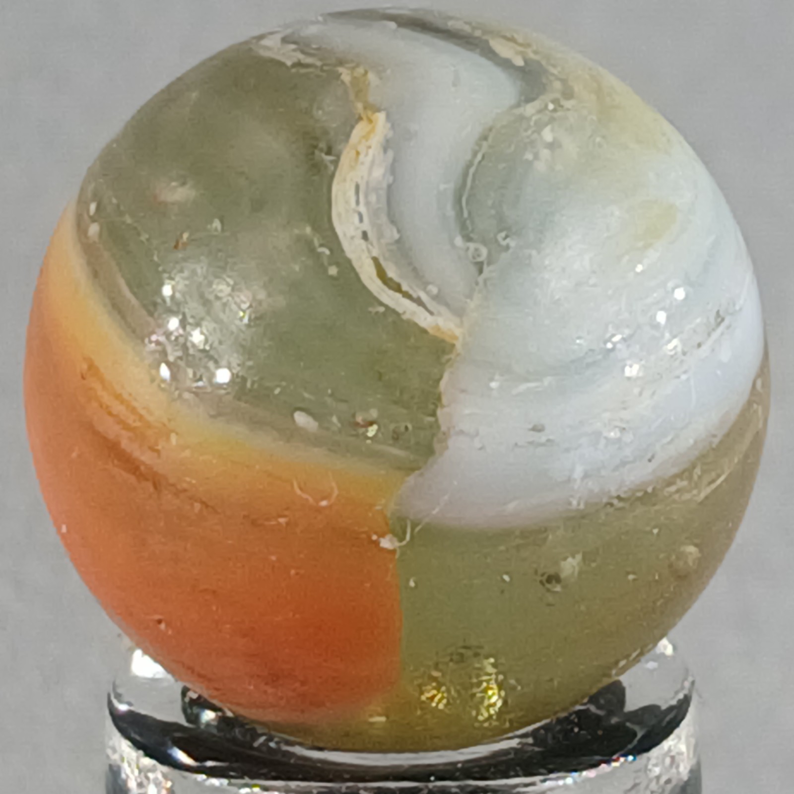 Vintage Vitro Conqueror Marble .61 Inches Near-Mint Condition Combined Shipping