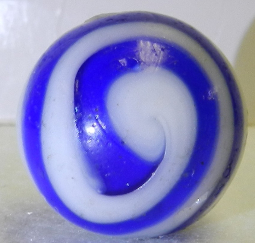 #21050m Large 1.06 Inches Vintage Yasuda Glass Transitional Shooter Marble