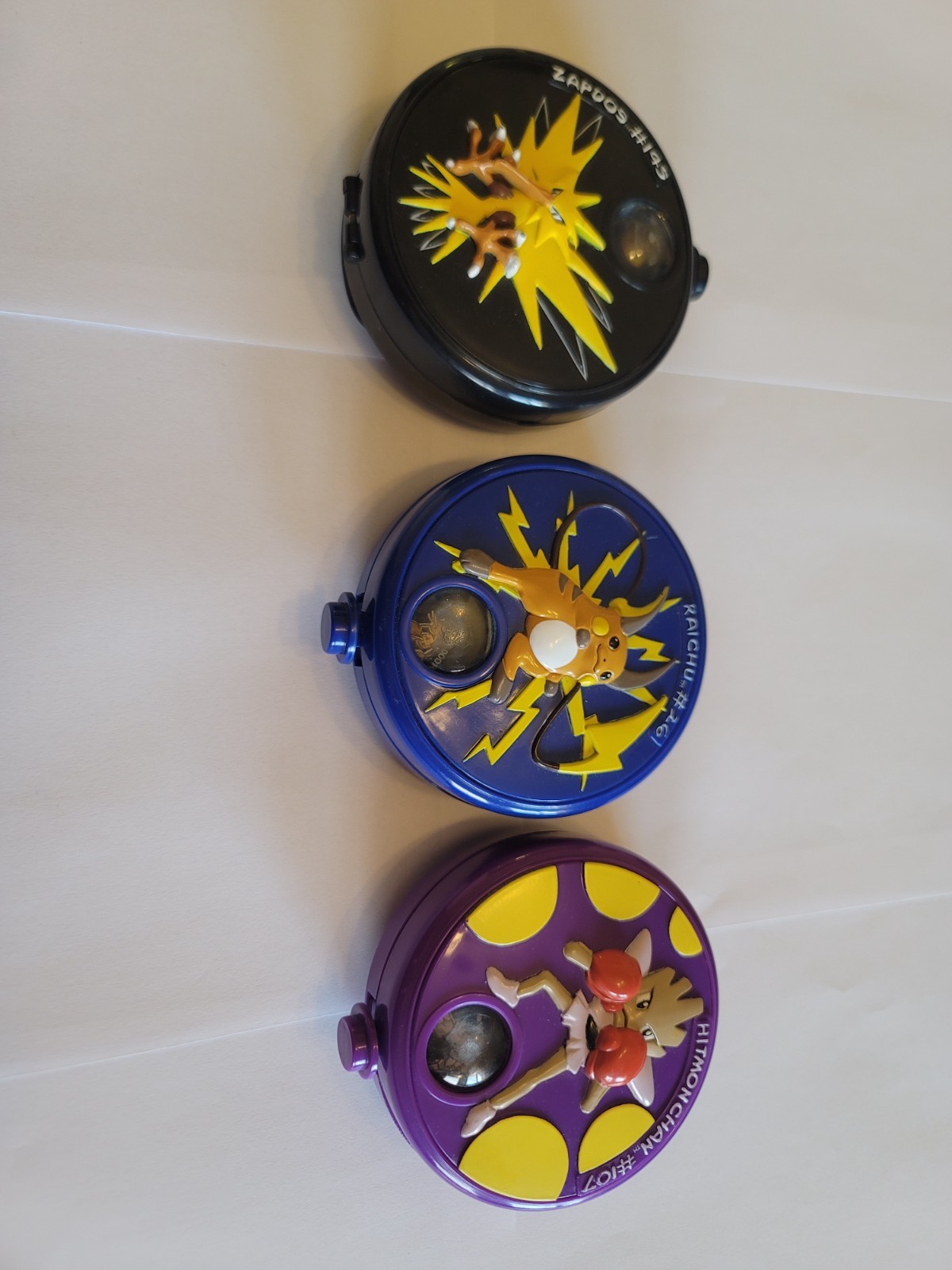Vintage 2000 Pokémon Toy Biz 3 Marble Collectors Lot (3 Cases, 45 Marbels,1 Bag)