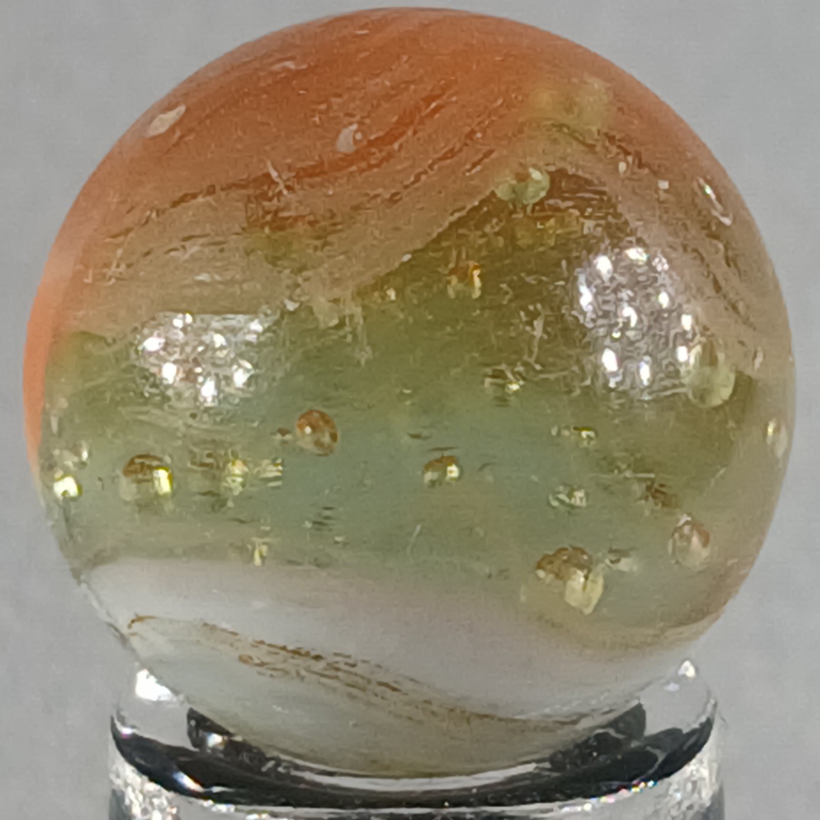 Vintage Vitro Conqueror Marble .61 Inches Near-Mint Condition Combined Shipping