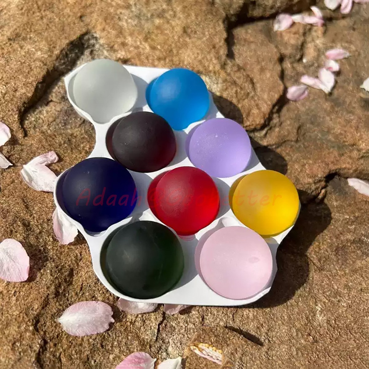 6/8/10/12/15/16/22/25/30mm Frosted Glass Ball Marbles Kids Toys Games Vase Decor