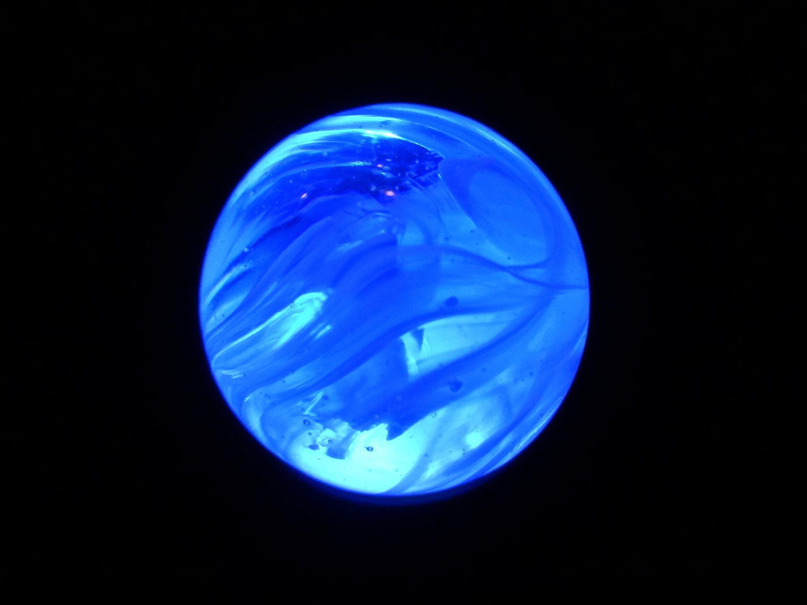 PELTIER * AQUA * National Onyx Slag FEATHER PATTERN Wet Mint STUNNING