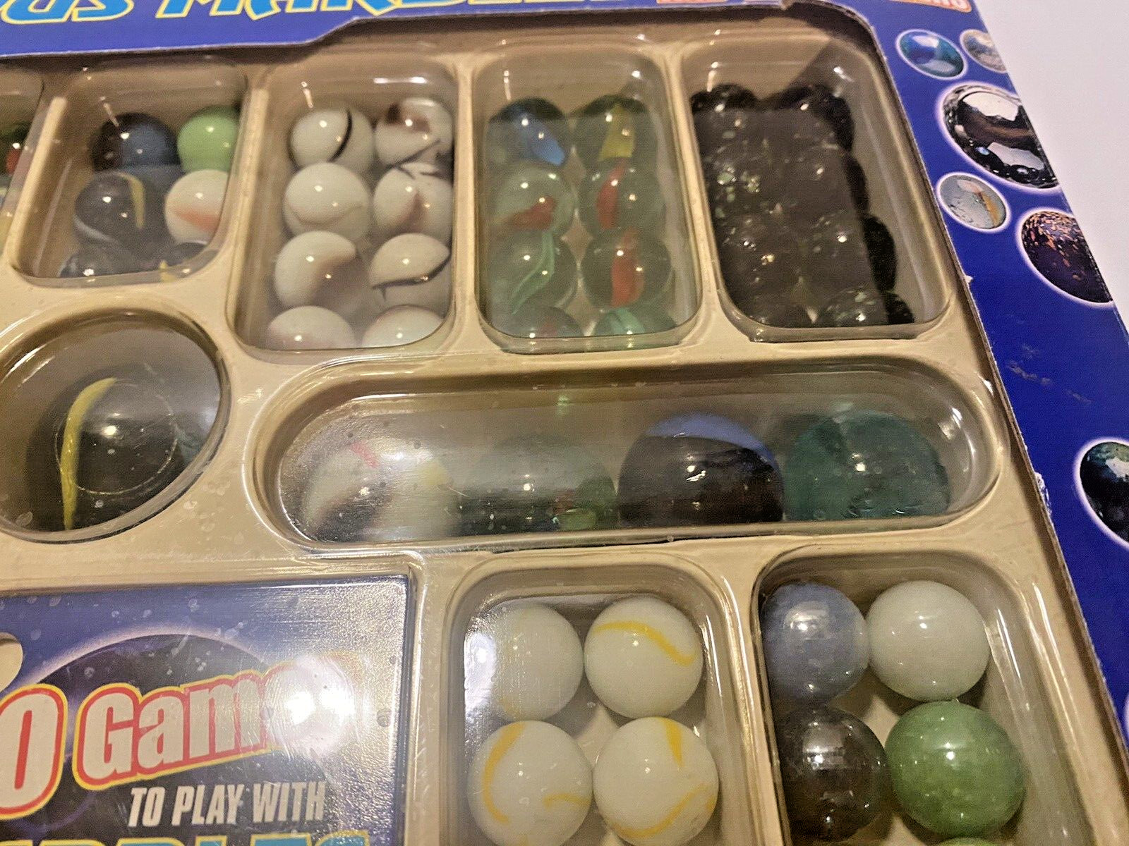 Vintage (1997) IMPERIAL MARVELOUS 106 MARBLES DELUXE SET NO. 3717 Some Box Wear