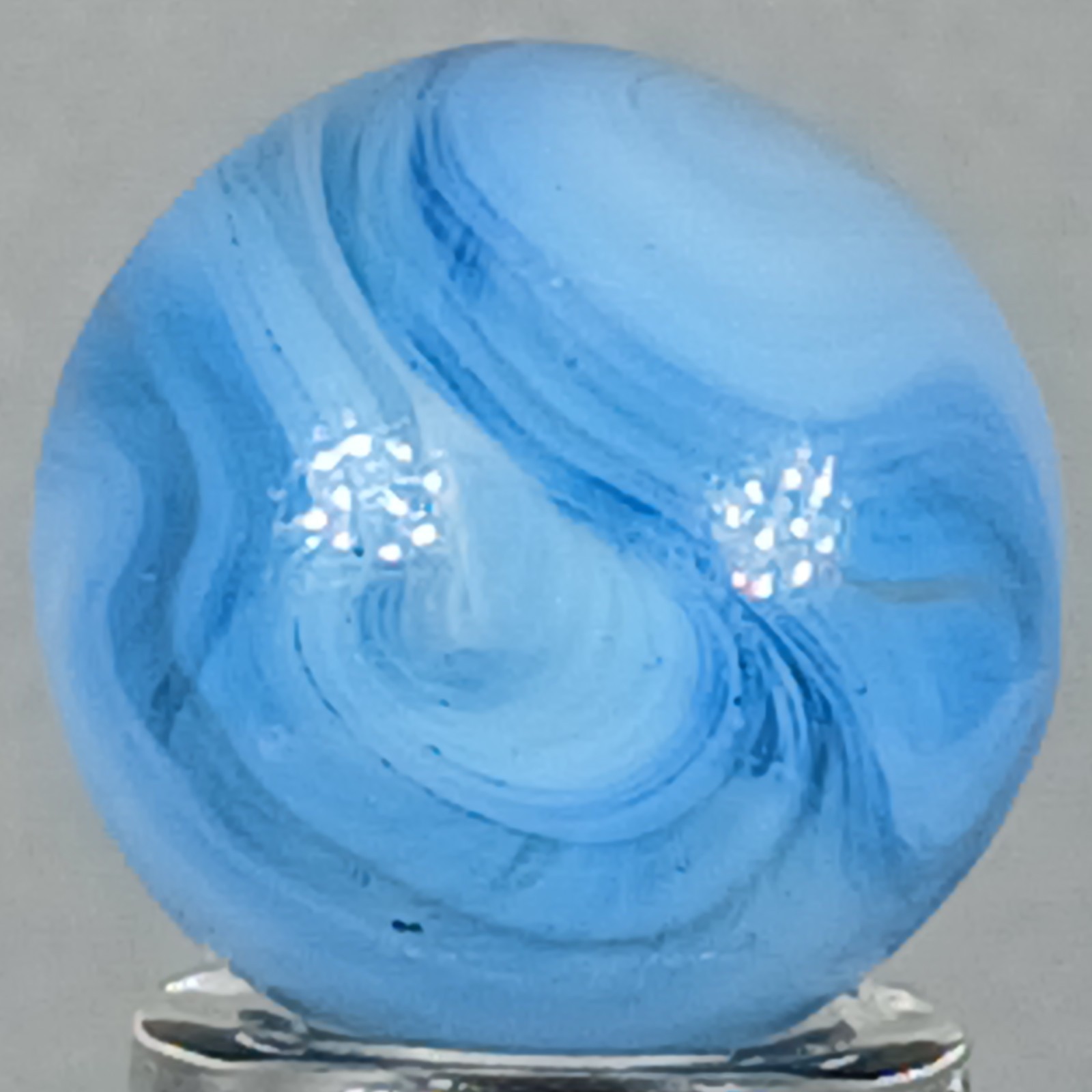Vintage Champion Swirl Marble .61 Inches Near-Mint Condition Combined Shipping