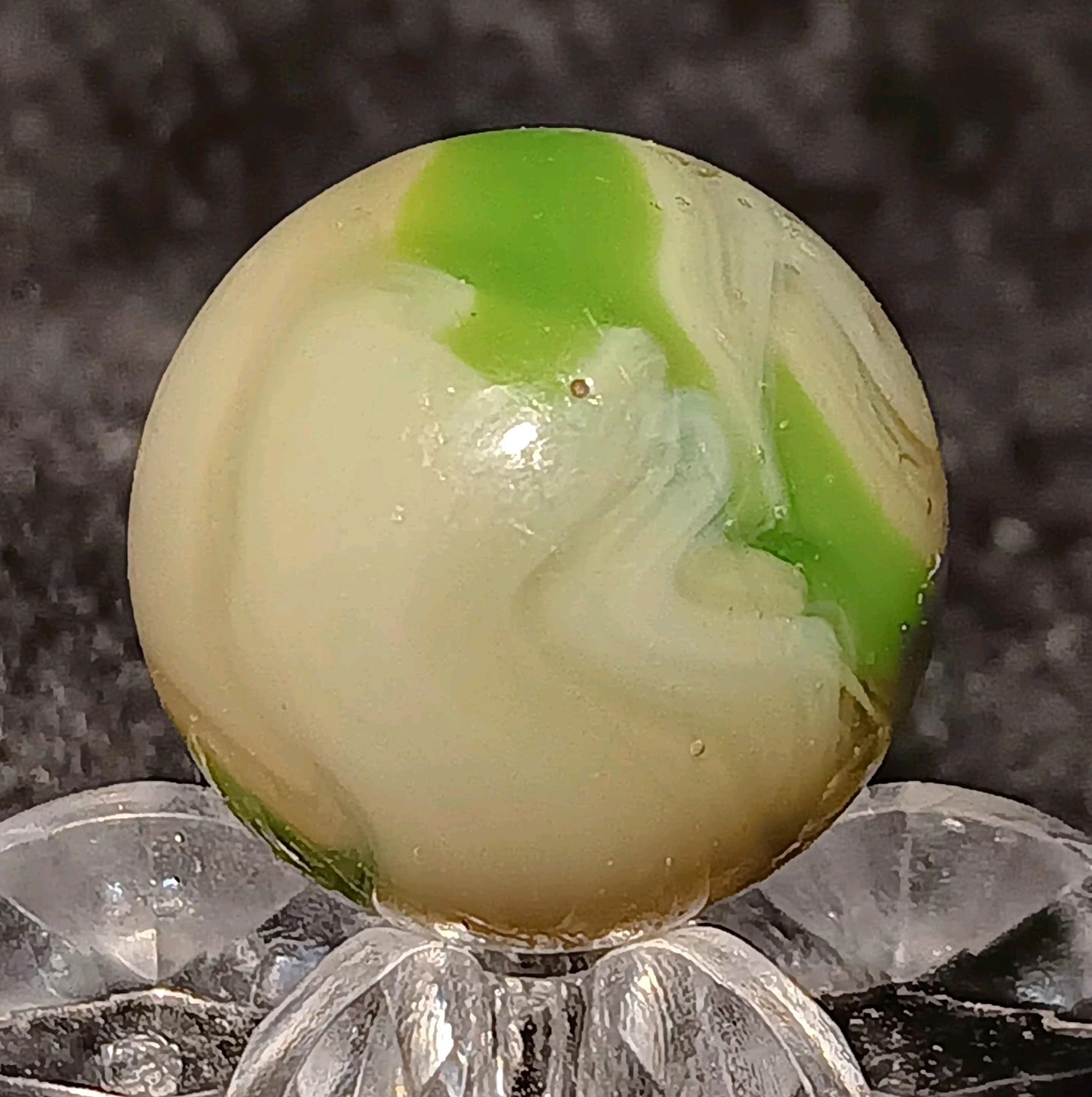 Vintage Heaton Agate Swirl Marble. .60″ Mint. Beautiful Pattern.