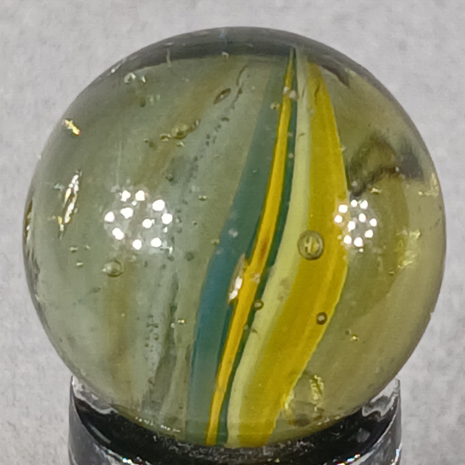 Vintage Imported Cat’s Eye Marble .60 Inches Near-Mint Condition