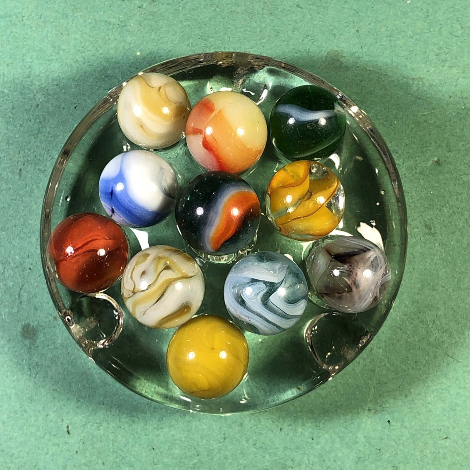 Vintage Marbles | Approximately 1/2″ | Lot Of 11 | Nice Patterns | Lot #300