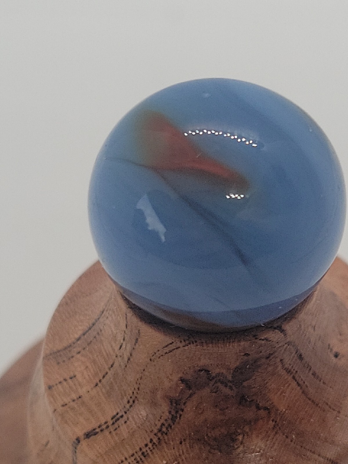 A15•Vintage Alley Agate Swirl “Ghost Swirl” ~ Near Mint 21/32″ VHTF