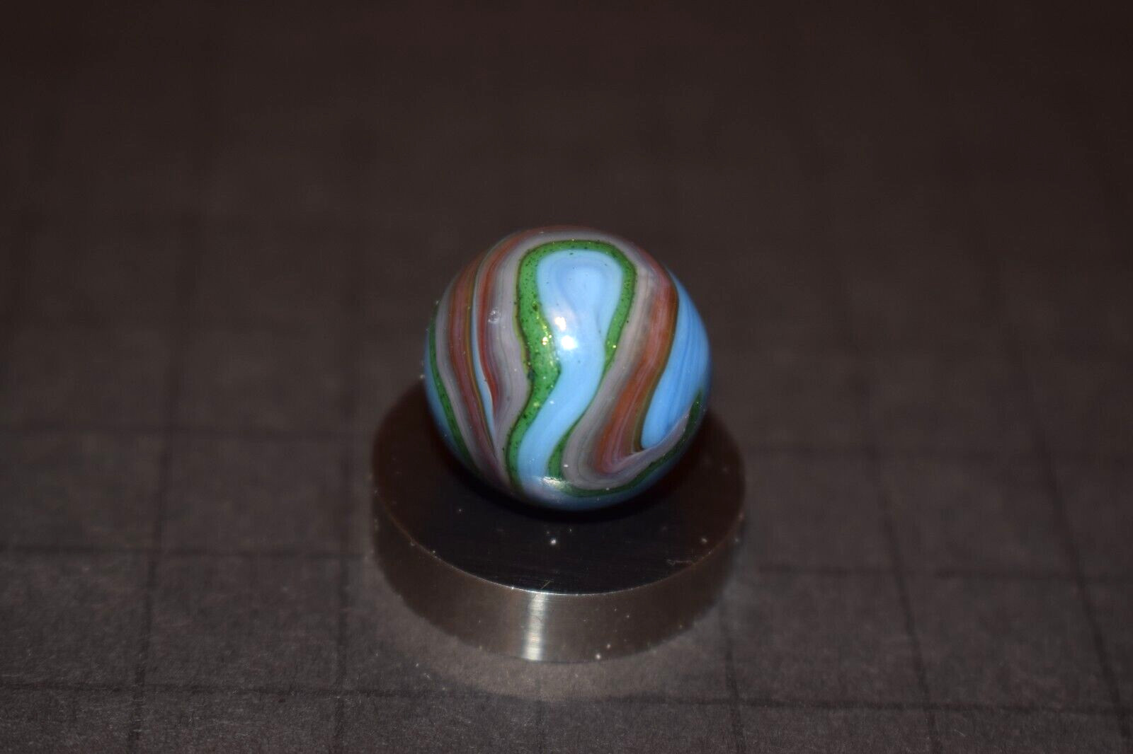 Choice Pick JABO/DAS Multi-Color Swirl Toy Marble Shooter Size .750″=3/4″ Mint