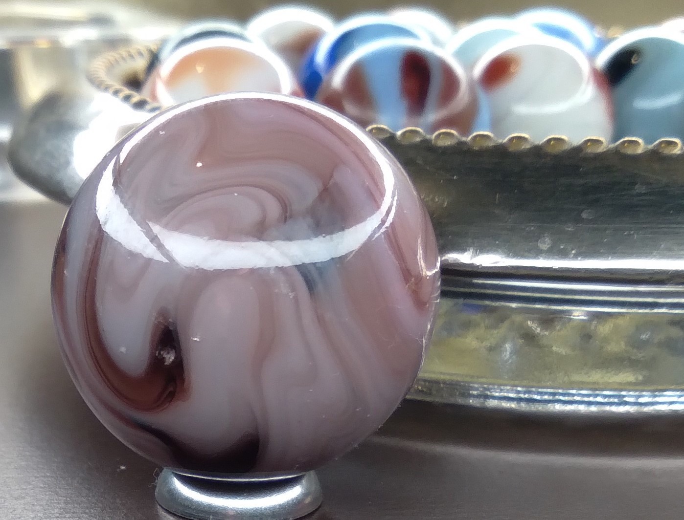HTF .95 Jabo Jim king Squid/ Lilac Expressions 2001 vintage marble
