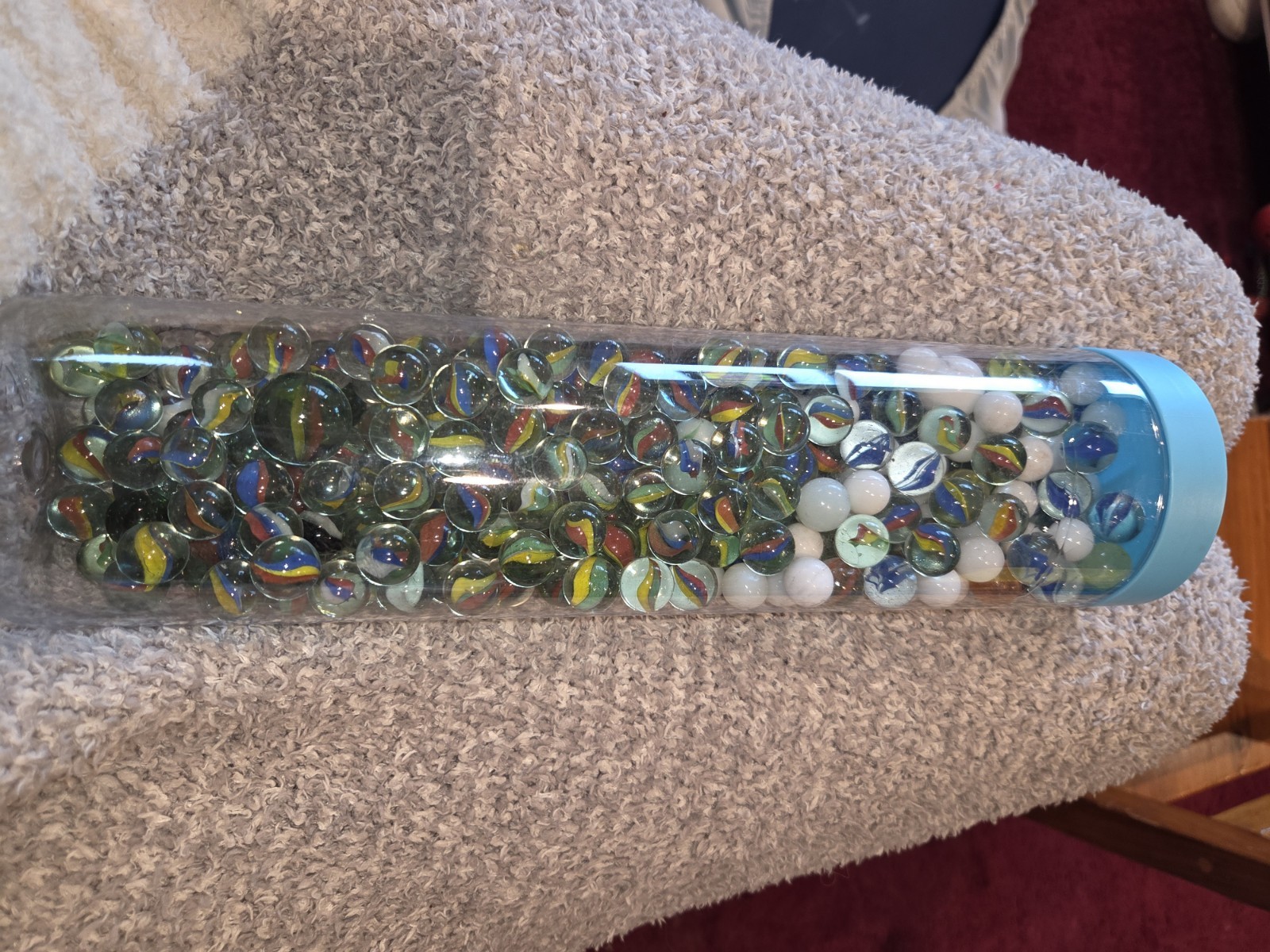 Quart Jar Marbles