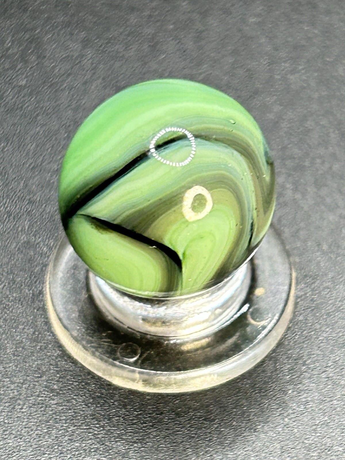 Vintage Alley Agate Pistachio Marble 0.629”