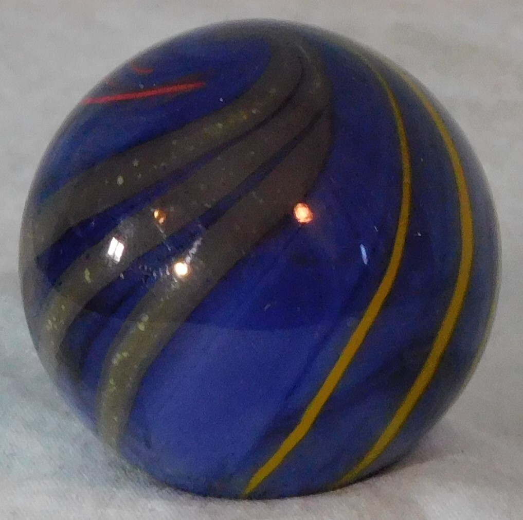 Andy Davis Contemporary Handmade Marble, 1 9/19″ Diameter, #9120W