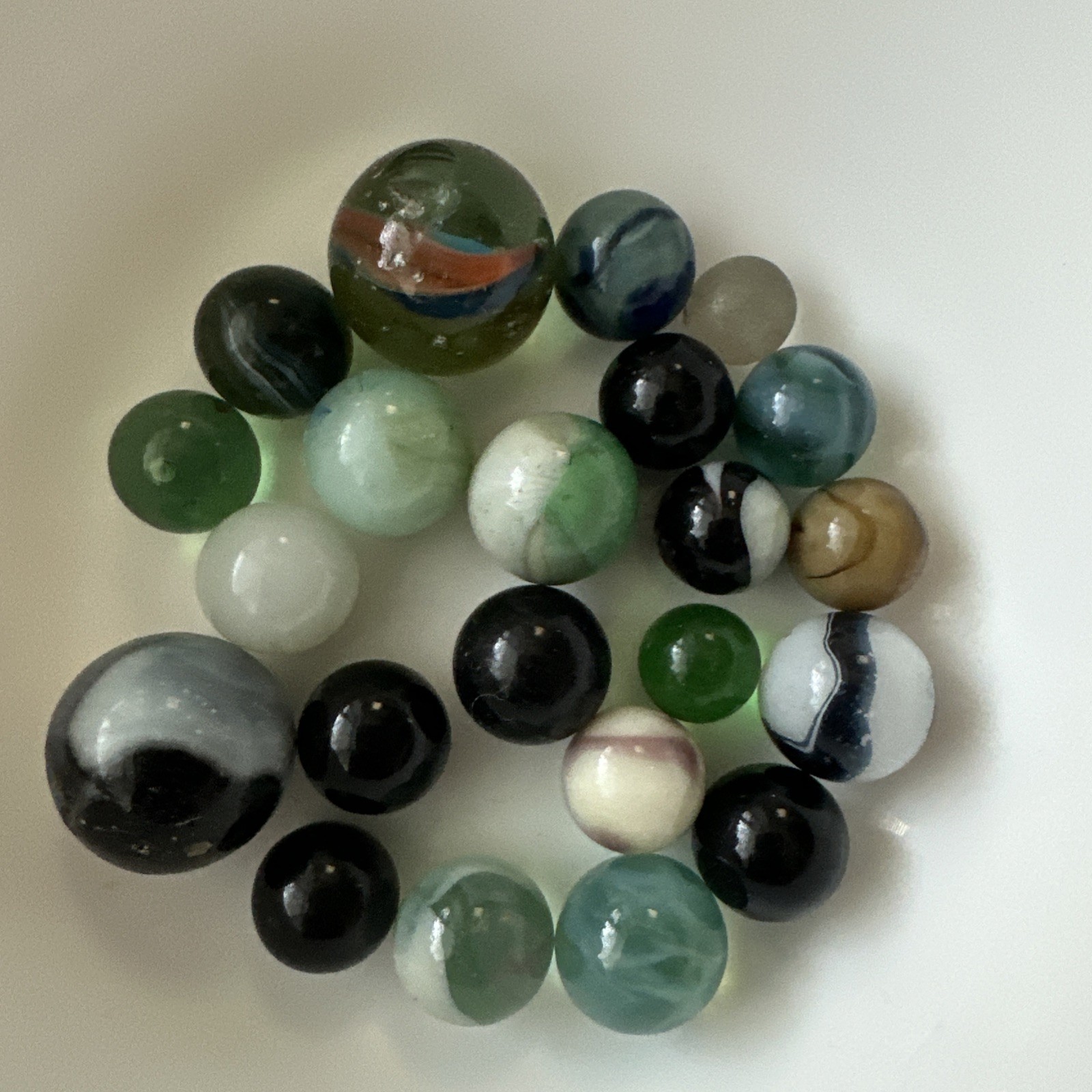 Vintage Marbles Lot#4 Of 140 1lb 10oz