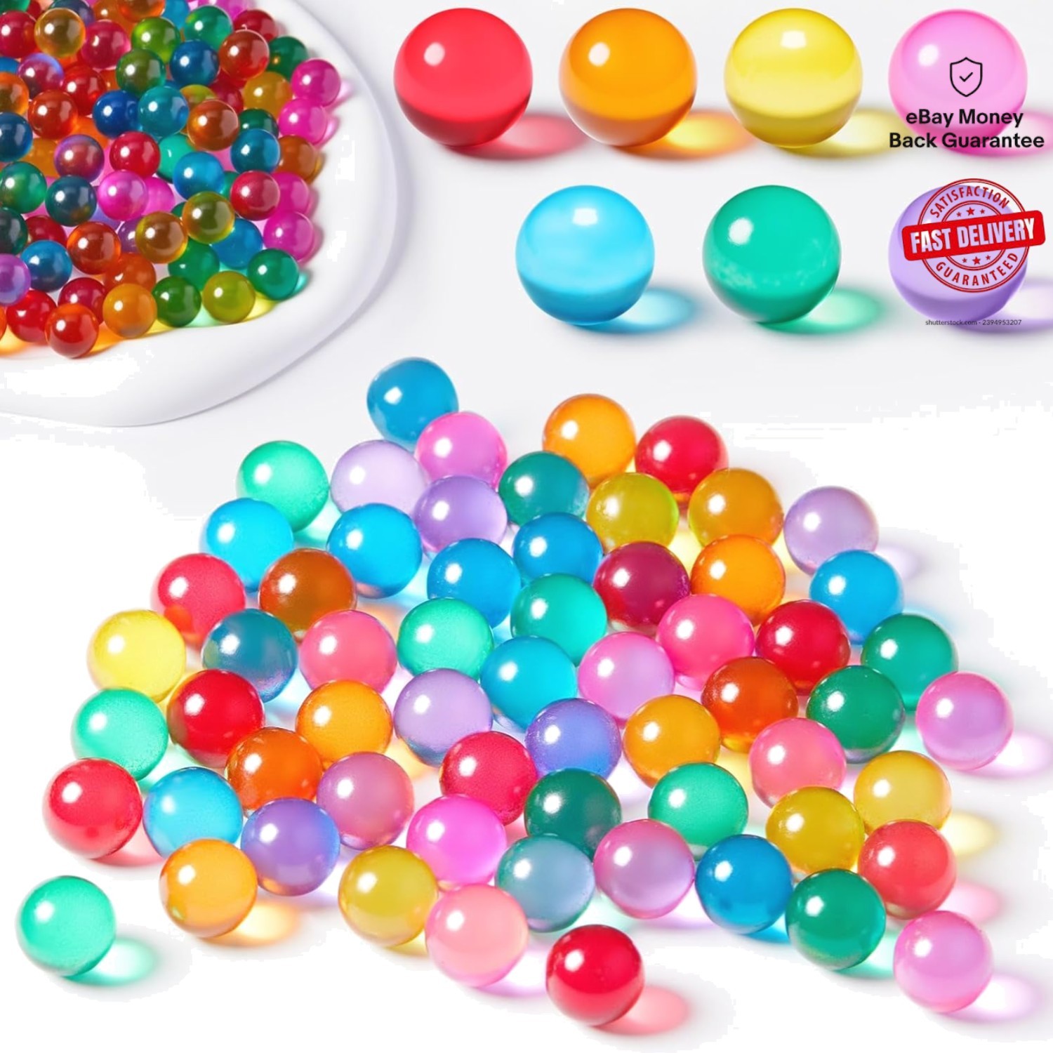 Bright Color 1500 Pcs Glass Marbles – Ideal for Games, Crafts & Decor