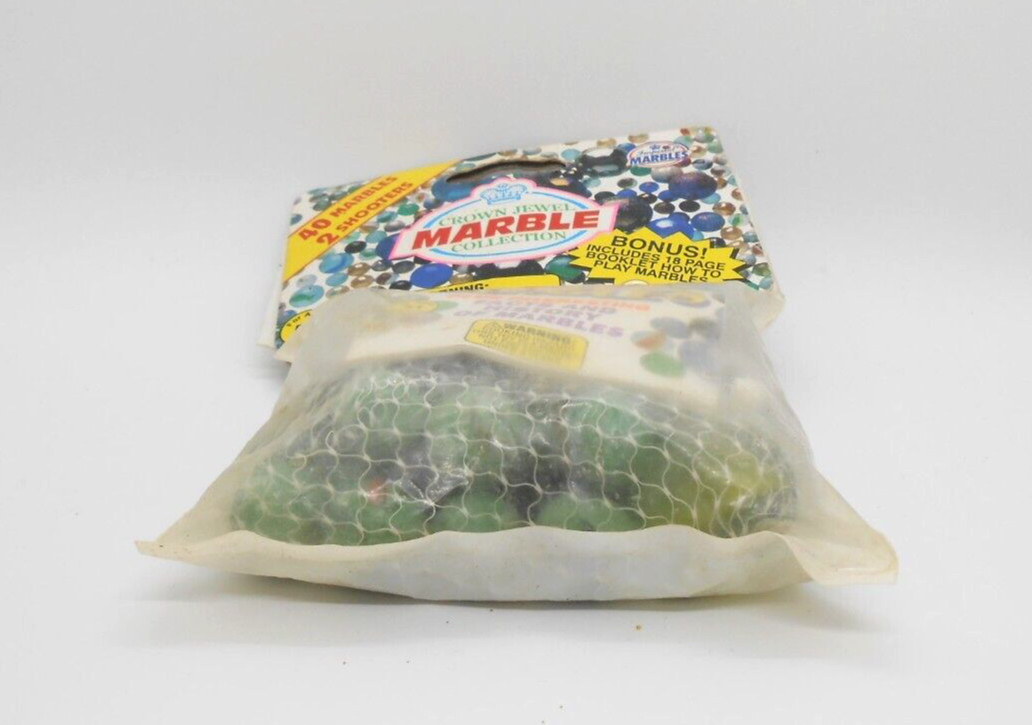 Imperial Marbles Crown Jewel 42 Marble Collection New 1995 with Booklet