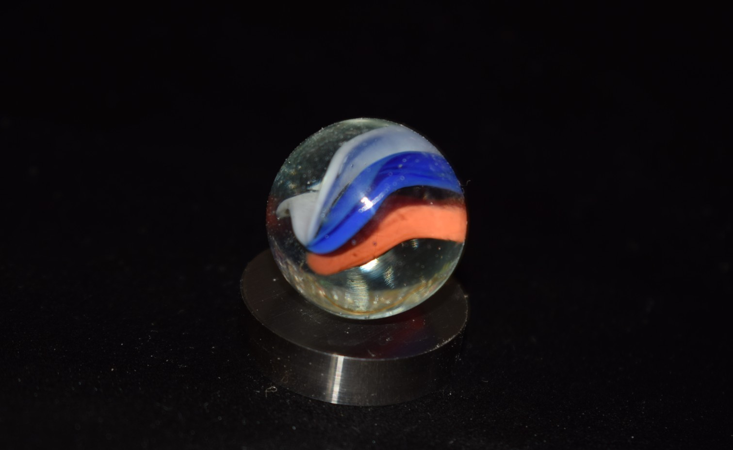 🐱➖⏩ Vacor Liberty 🟥⬜🟦Cat’s Eye Large Shooter Size .875″=7/8″=22mm MINT