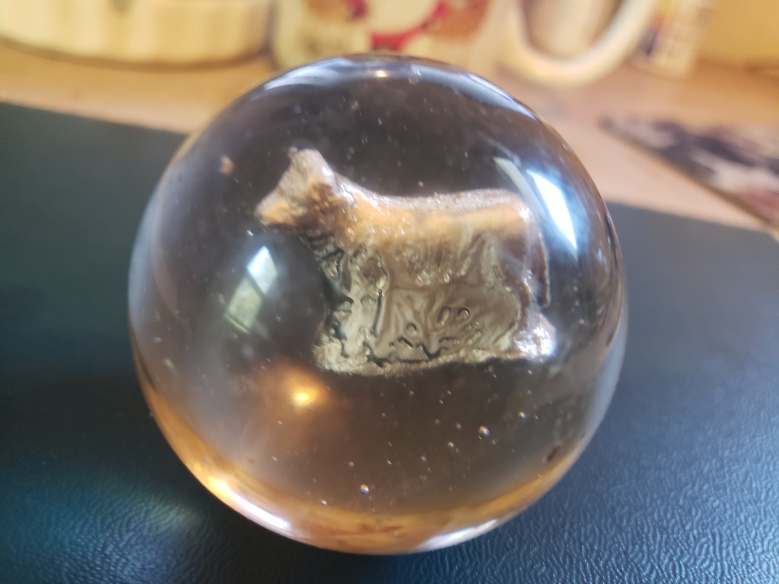 Ram Sulphide German Marble. 1 1/2 inches.