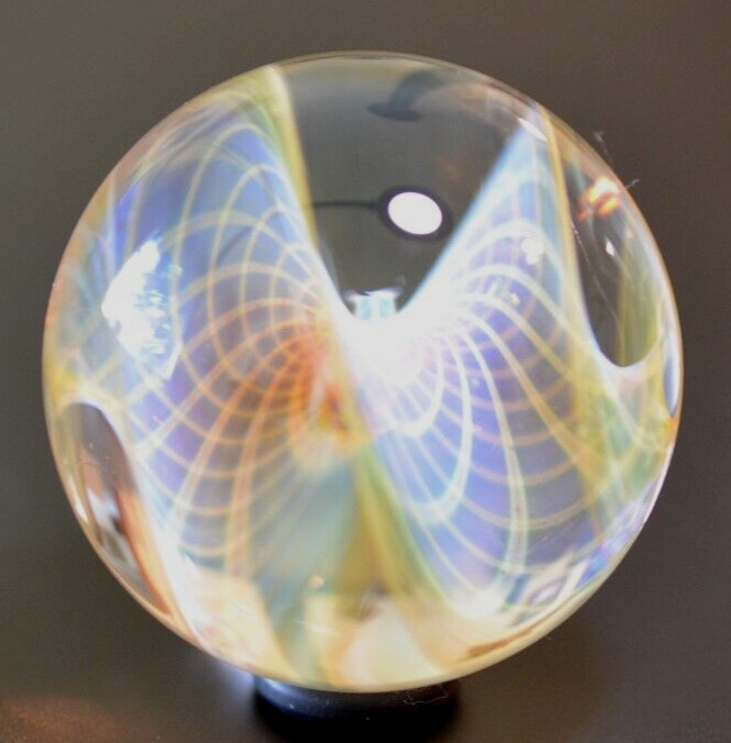 COHESION GLASS MARBLE/1.852″-TRANSPARENT CORKSCREW-MAGENTA,PINK,TURQ.,ORANGE +