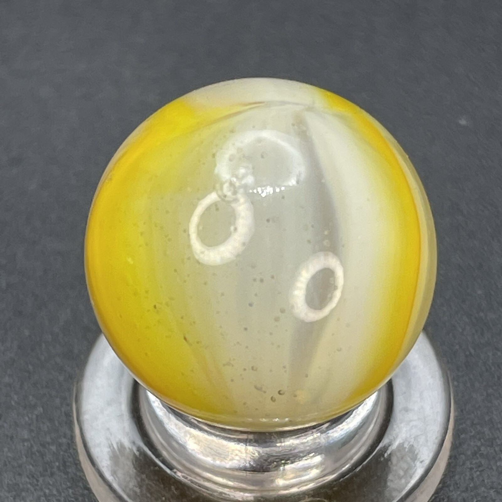 Peltier Or Kokomo Marble Vintage Marbles 0.629”