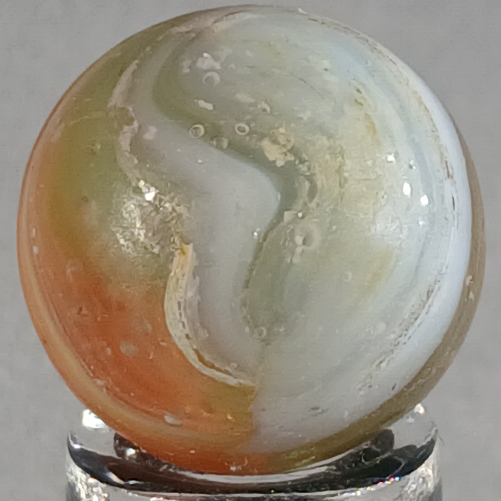 Vintage Vitro Conqueror Marble .61 Inches Near-Mint Condition Combined Shipping