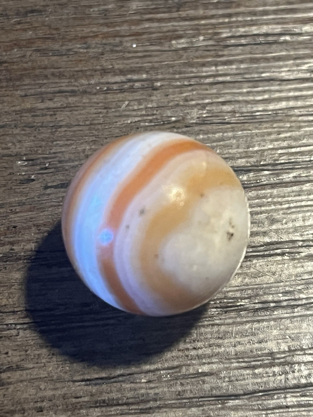 VTG Marble Lot of 7 – Large Shooter Sizes 18–21mm Mixed Colors Clear Red Swirl