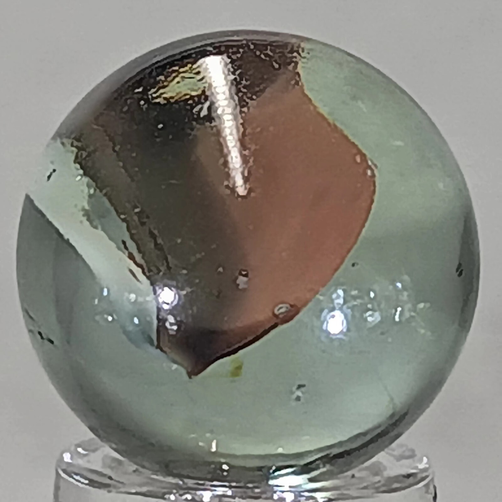 Vintage Tri-Color Hybrid Cat’s Eye Marble .60 Inches Near-Mint Condition