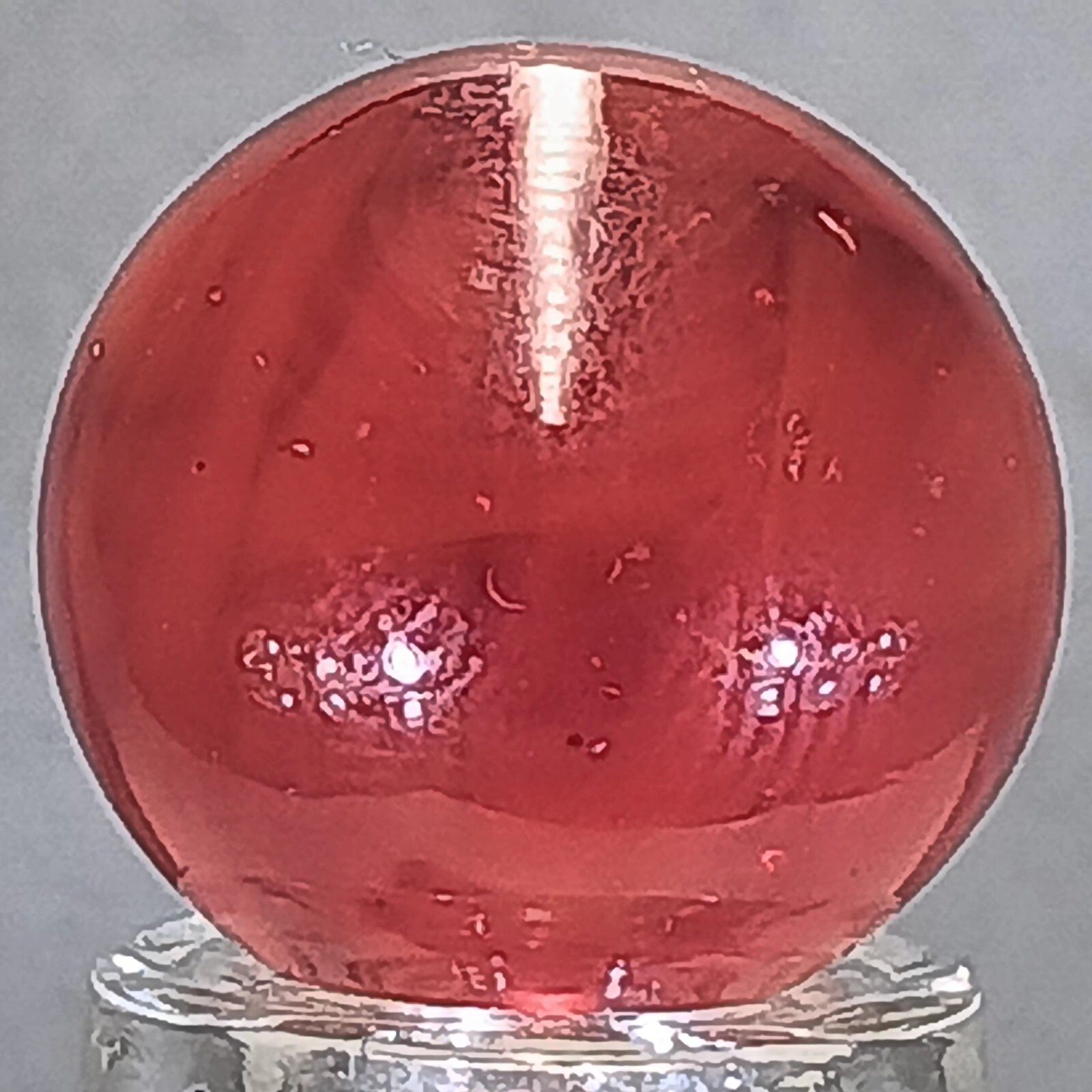 Small Vintage Champion UV-Reactive Swirl Marble .55 Inches Near-Mint Condition