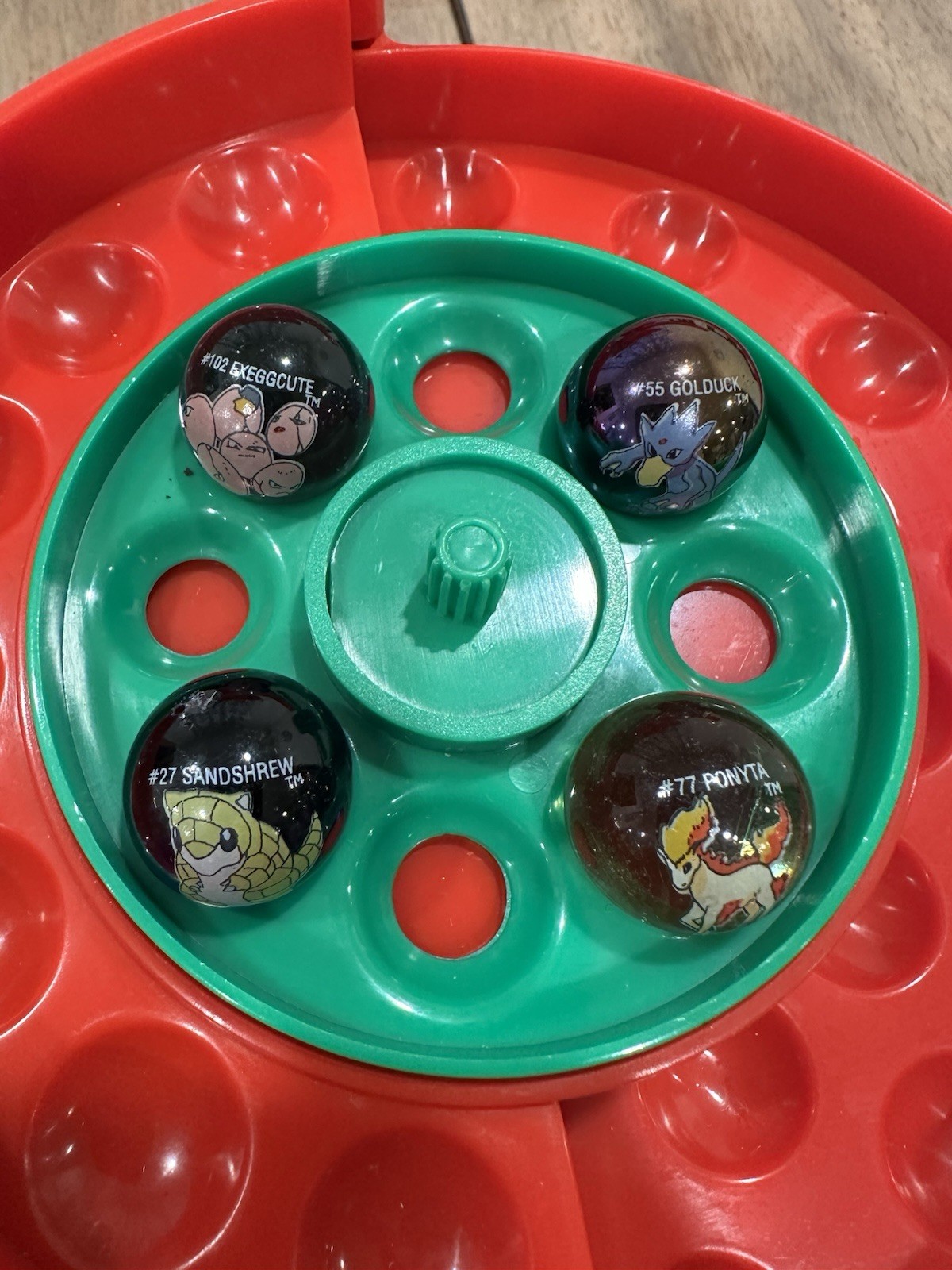 Pokemon Toy Marble Set with Poké Ball Storage Case & Character Marbles
