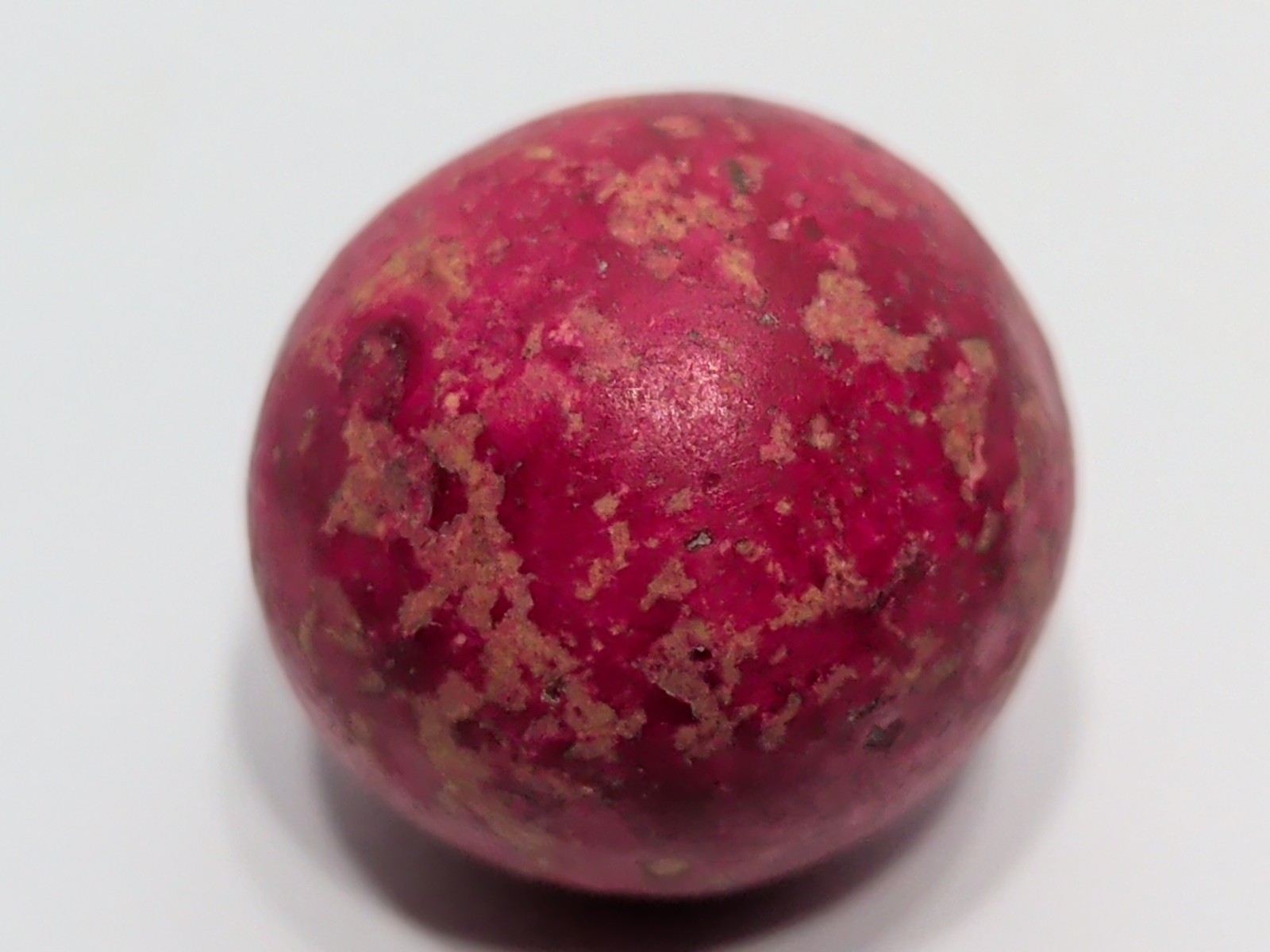 ✨ANTIQUE✨ (Lot Of 2) Multicolor Fired Hard Clay Pottery Marbles ⅜ to ⅝” Wide