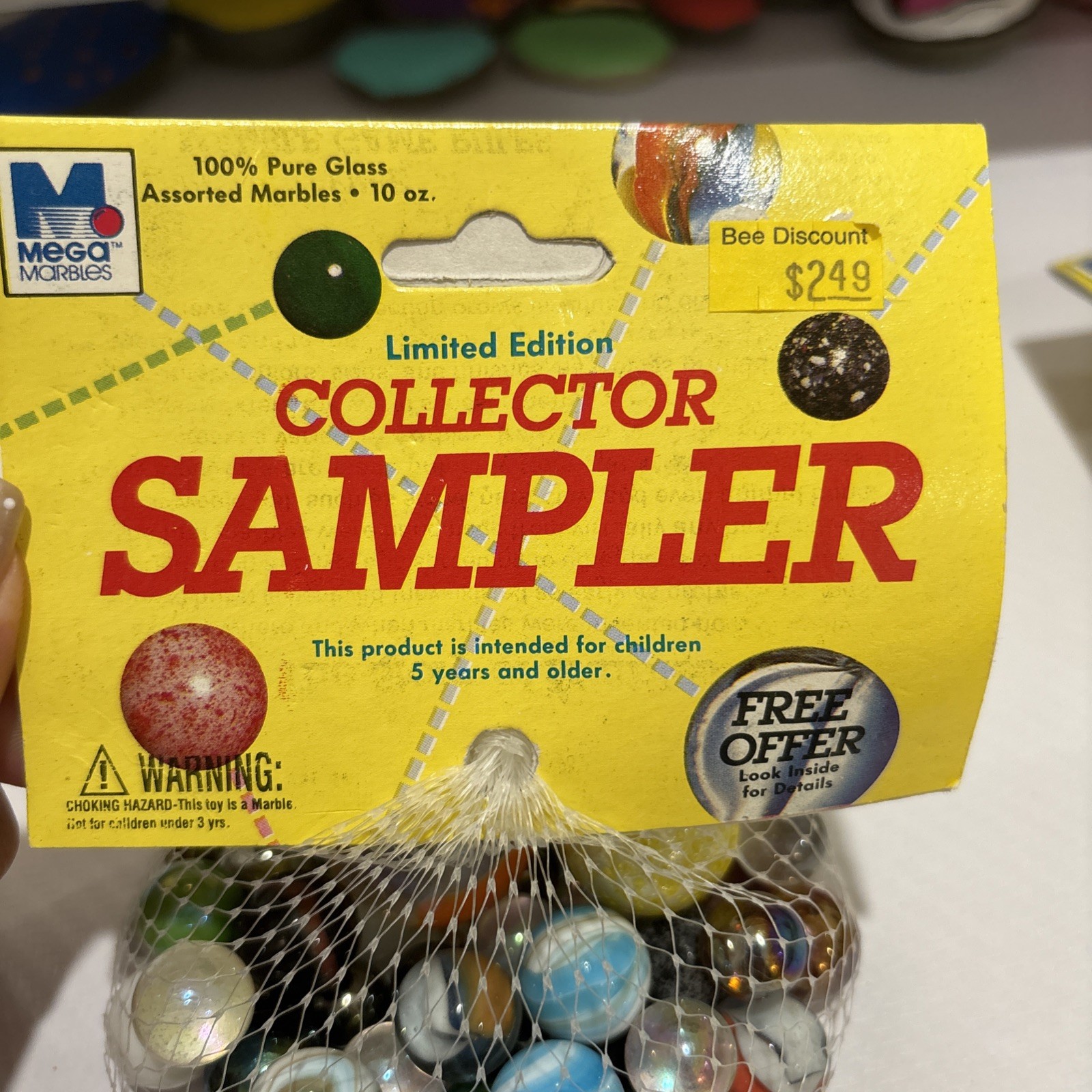 VTG Mega Marbles Limited Edition Collector Sampler *LOT OF 2* 10oz Each, New