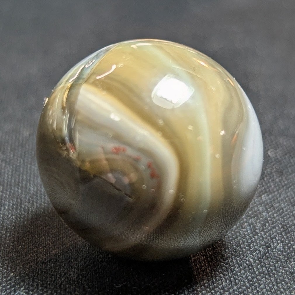 Jabo – Swampy Mud” or “Classic” U V Reactive Swirl .94 Inch Near – Mint