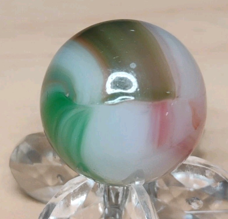 .64″ STUNNING VINTAGE MARBLE KING MARBLES W/ AV.🔥RARE HTF MINT-