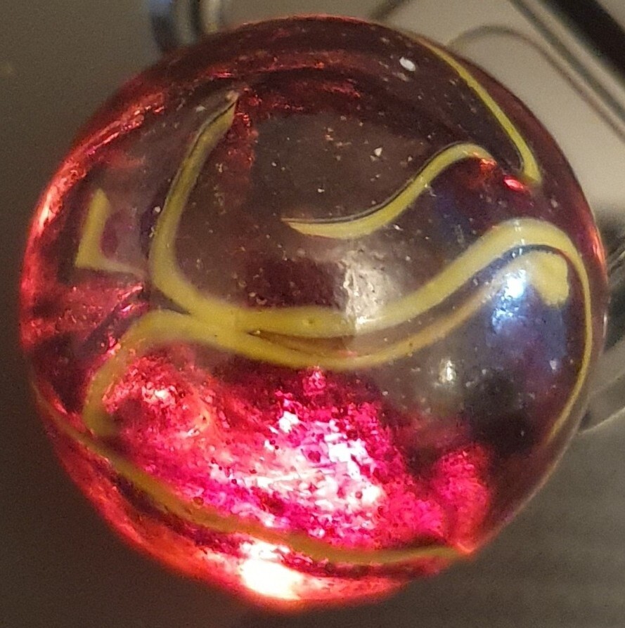 31/32″ Epic Rare UV Active Maglite Veiligglas Wirepull Type 4 Vintage Marbles MM