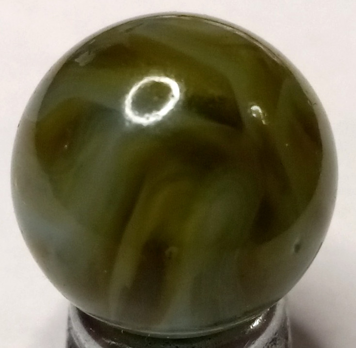 Vintage Alley Agate Flame Swirl Marble .64″ Mint Condition 526050