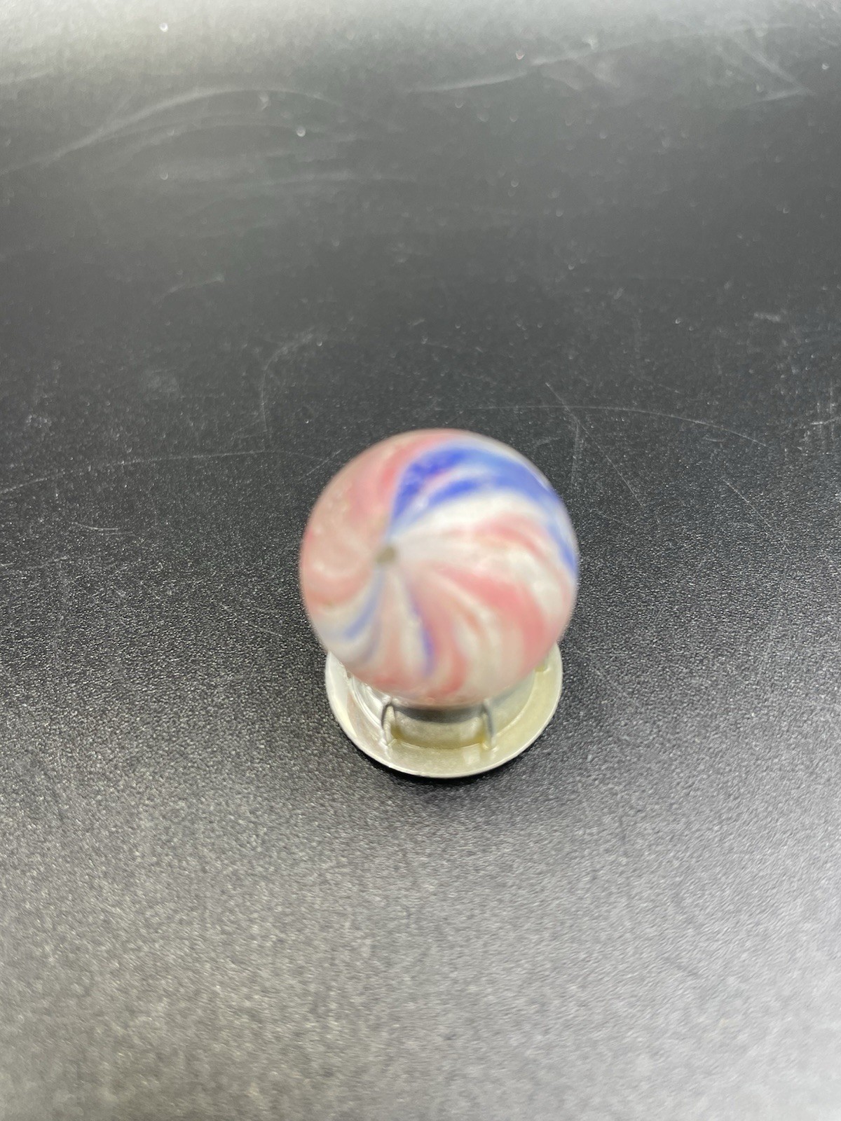 Vintage German Peppermint Swirl Marble 3/4 in – Please See Pics