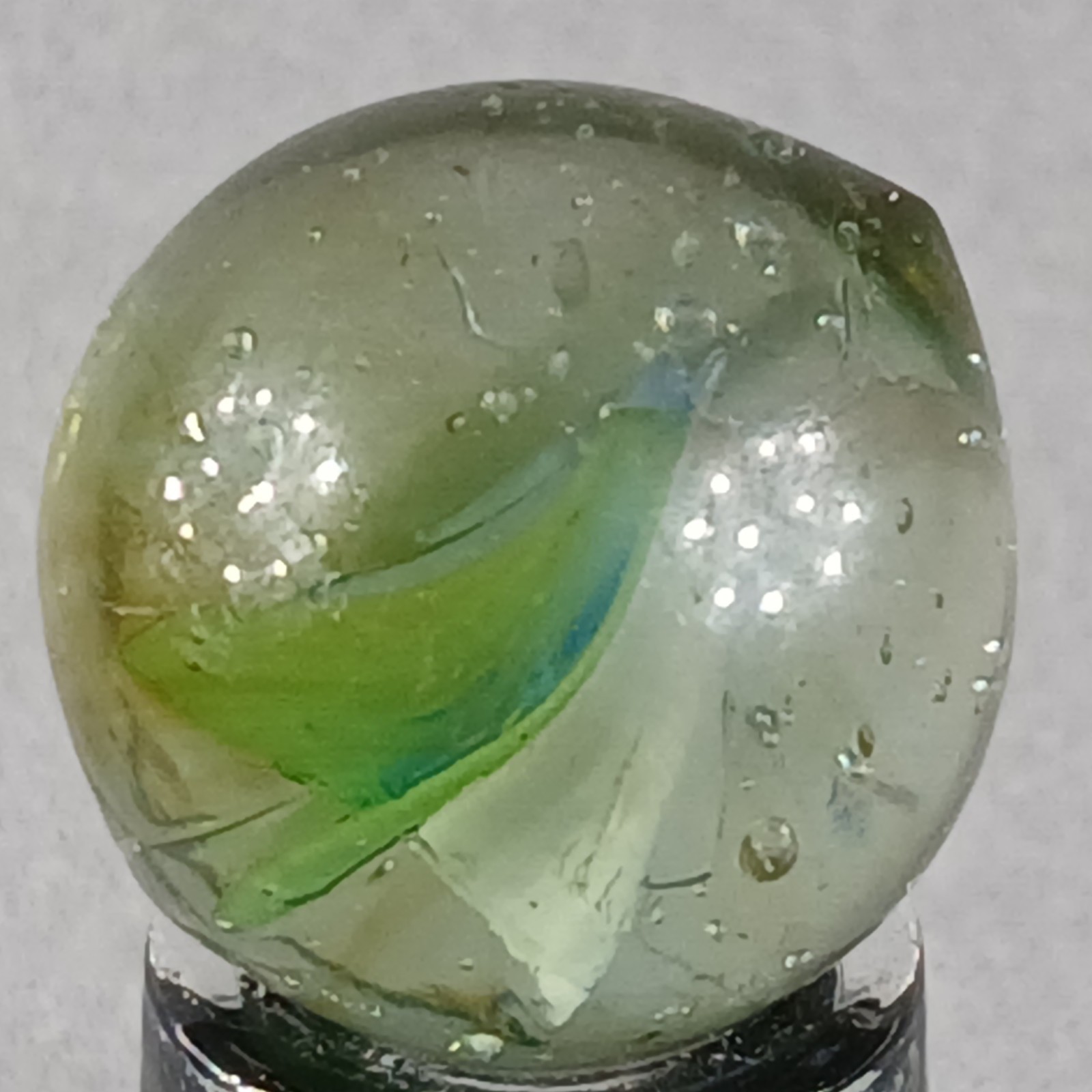 Vintage Imported Cat’s Eye Marble .60 Inches Near-Mint Condition