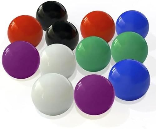 60 Pcs Acrylic Glass Marbles, Bulk Acrylic Marbles, for Various Marble Games 0.6