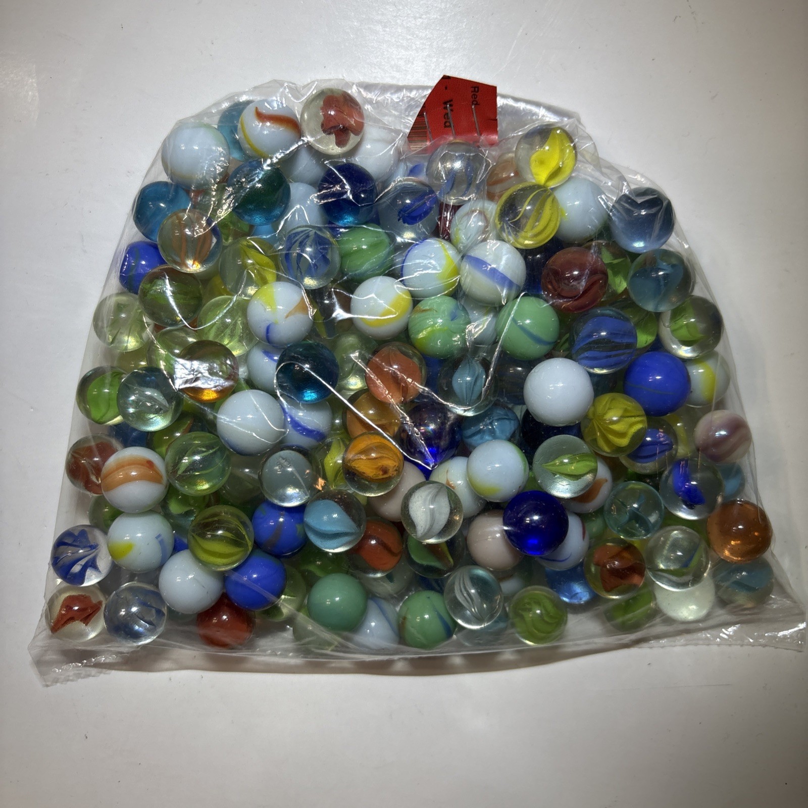 Marbles Assorted Lot 2.1 Pounds, Approximately 100 Count, Unbranded