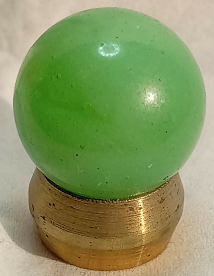 Vintage Master Made MELON BALL Marble .55 Semi Opaque Bubbly Beauty AMAZING