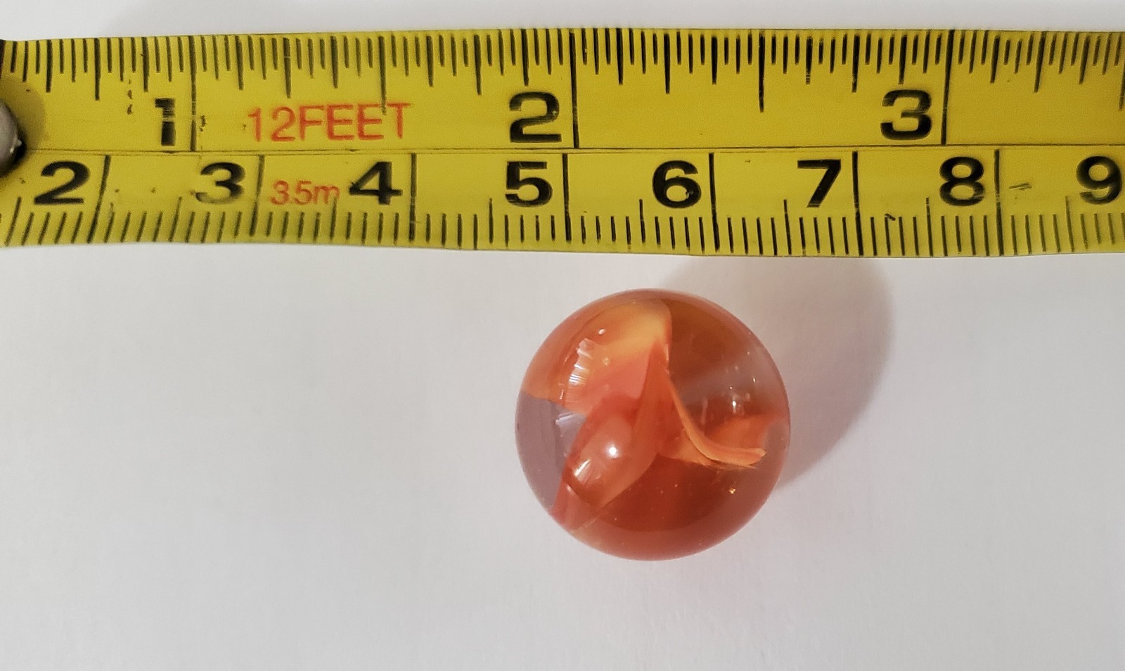 Vintage Hand-Blown Glass Swirl Marble GORGEOUS