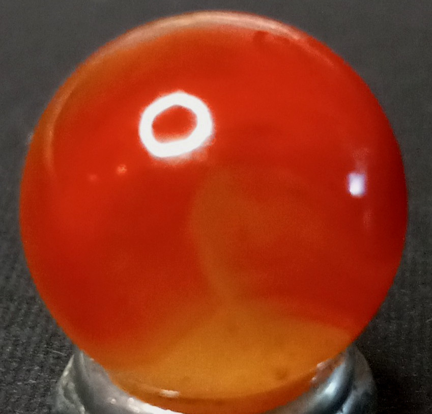Vintage Akro Moss Agate Marble .62” Mint Condition 126150