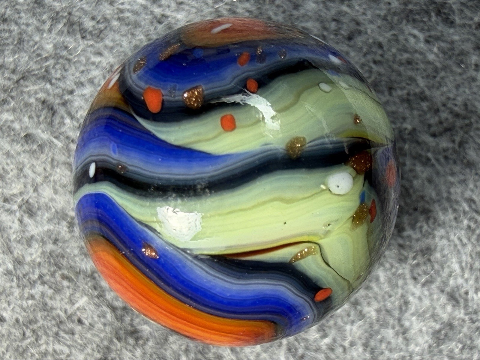 JABO Joker 4 Run Contract Marbles: Multi Color Confetti Swirl. .710