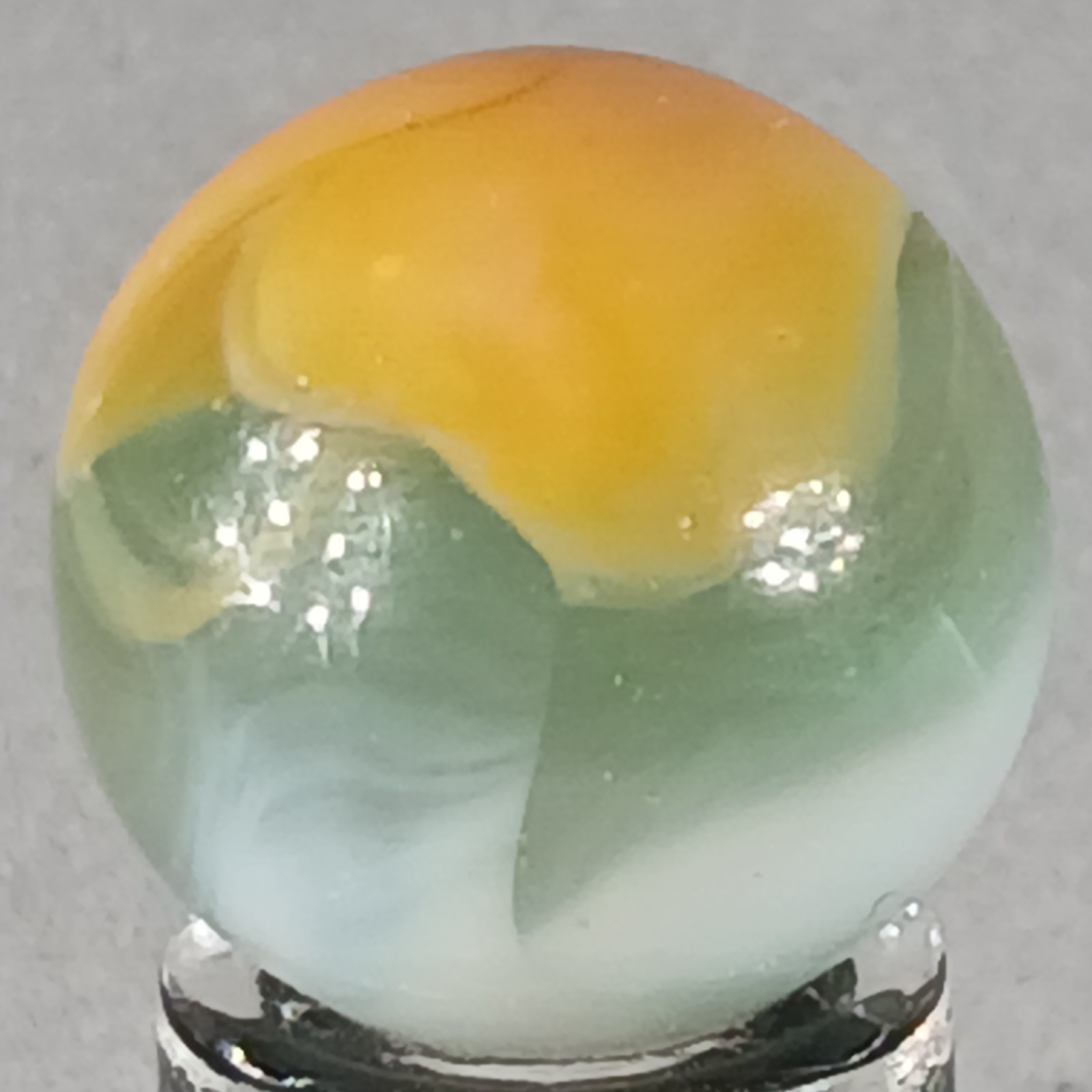 Vintage Vitro Conqueror Marble .61 Inches Near-Mint Condition Combined Shipping