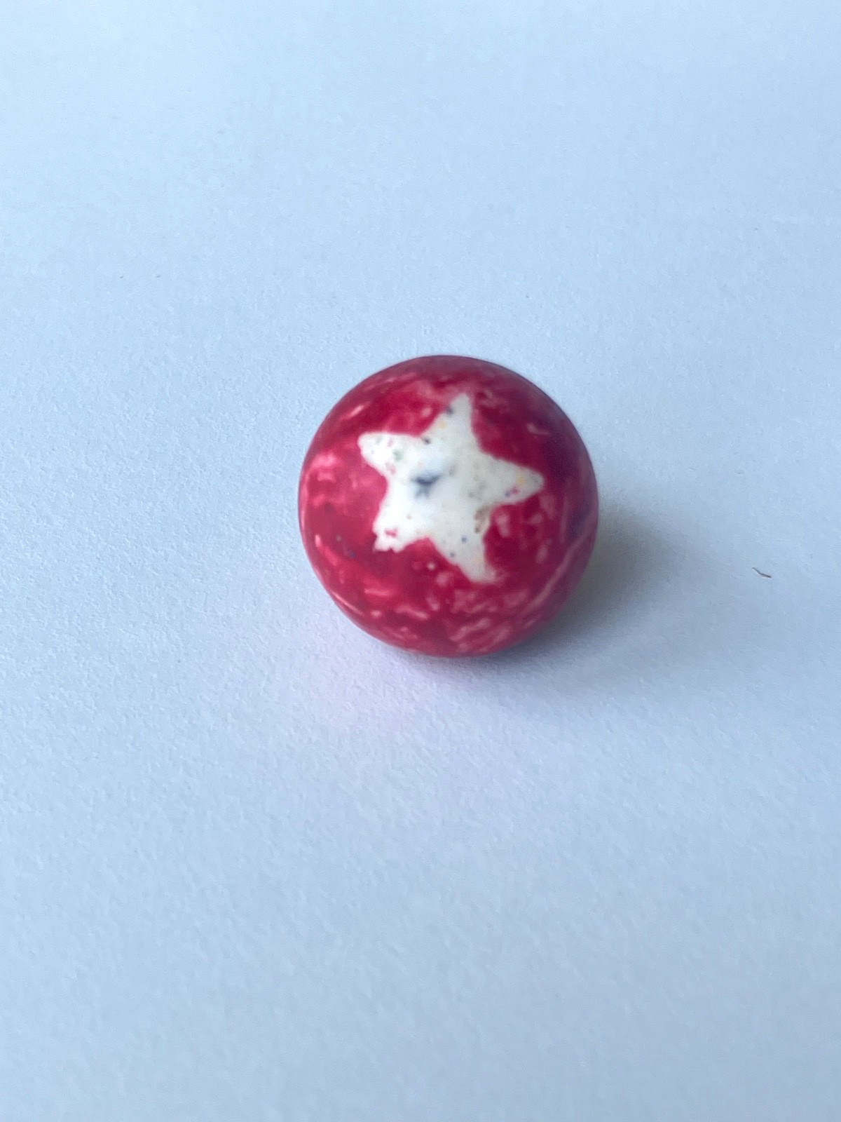 Antique Star Marbles Rainbow Colors 8 Shooters Lot + Protective Case (set #4)