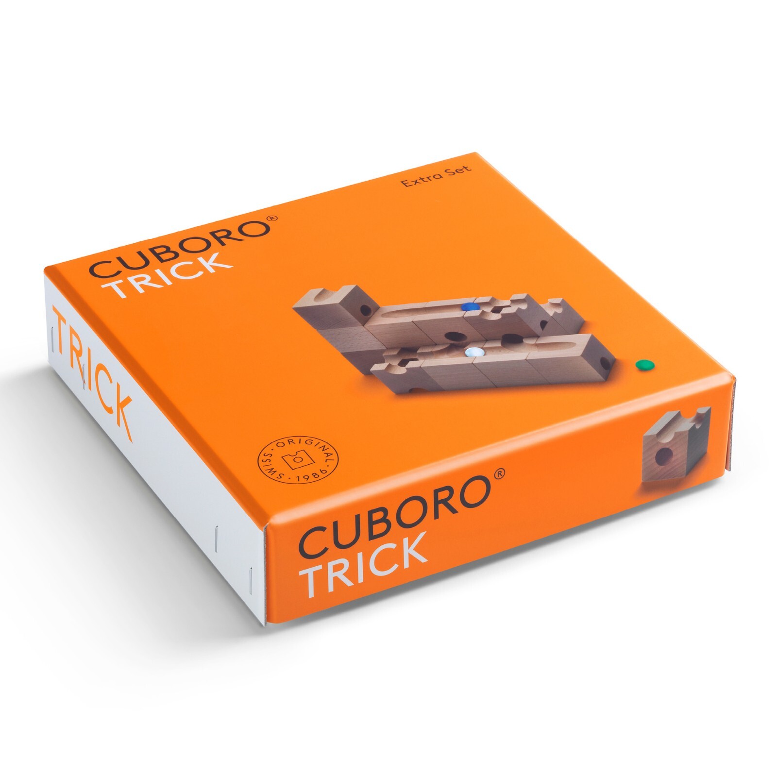 CUBORO TRICK Extra Set toy marbles run system building game tricky runs Swiss