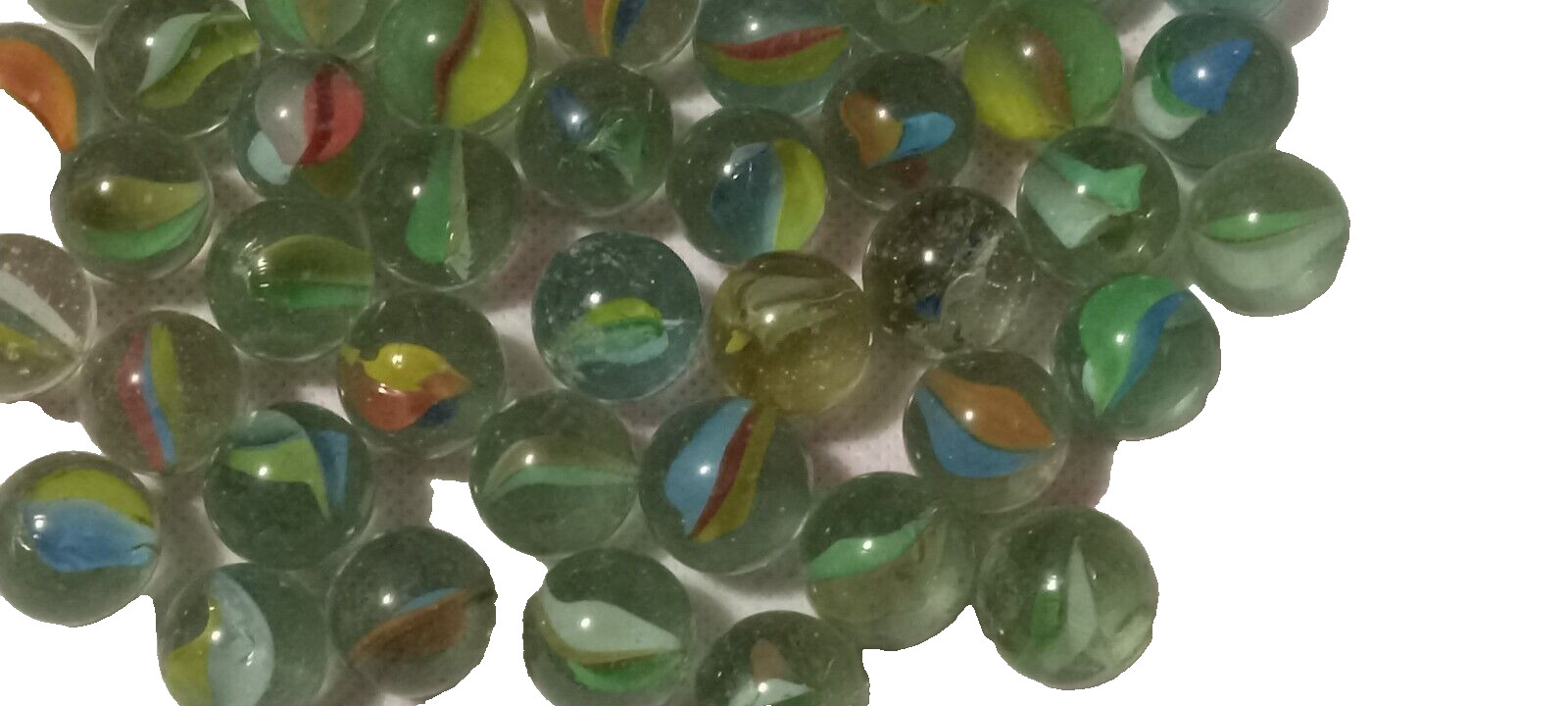 Vintage LOT of FIFTY (50) CAT EYES MARBLE 13 mm