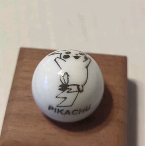 (5) POKÉMON MARBLES STAND INCLUDED Black And White