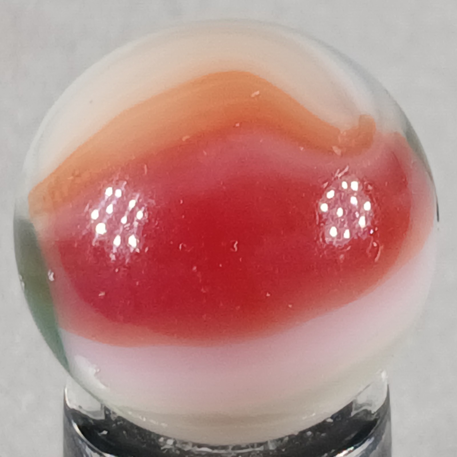 Vintage Vitro Tri-Lite Marble .61 Inches Near-Mint Condition Combined Shipping